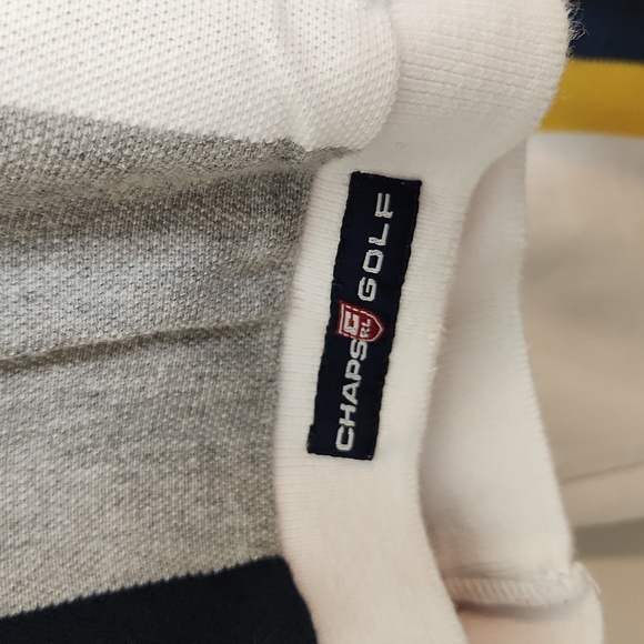 Men's Chaps Ralph Lauren longsleeve golf pique polo color block size XL - Picture 5 of 8